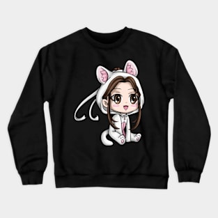 Xie Lian Ferret Chibi - Heaven offical's blessing Crewneck Sweatshirt